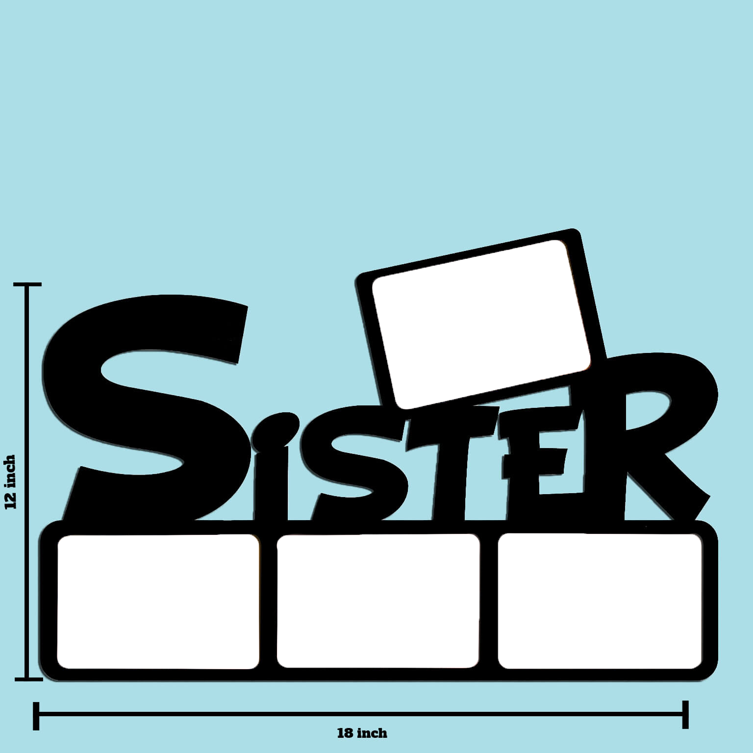 Sisters Love in a Frame: Personalized Photo Frame for Your Precious Memories Together - corporate gift by YuBingo