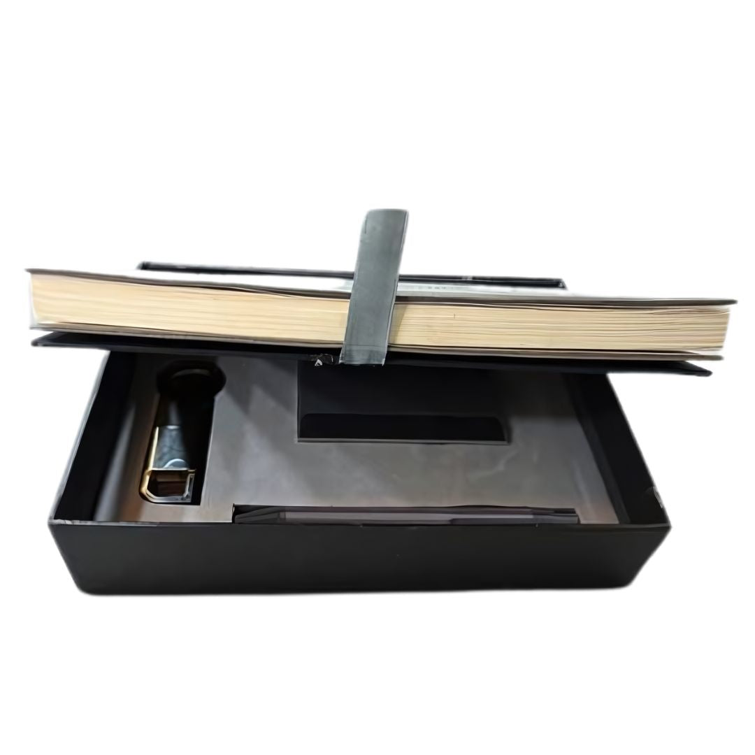 Q121 - Compact 4 pc Gray Gift Set - corporate gift by YuBingo