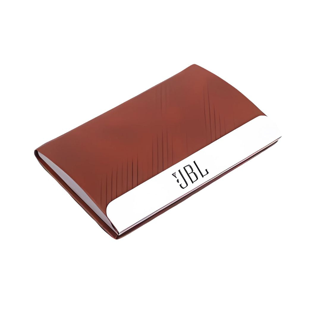 Q122 - Compact 4 pc Tan Gift Set | Notebook, Pen, Keychain & Card Holder - product image 3