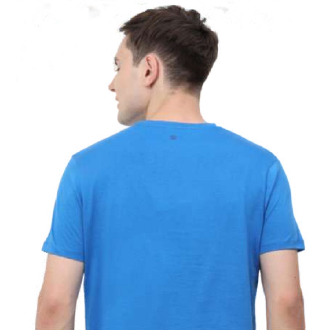 Rare Rabbit Round Neck T-Shirt - Atlantic Blue - corporate gift by YuBingo