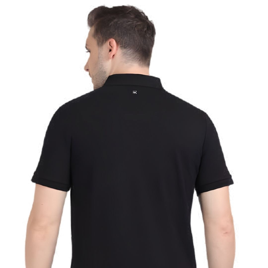 Rare Rabbit Premium Polo - Black (Unisex) - corporate gift by YuBingo