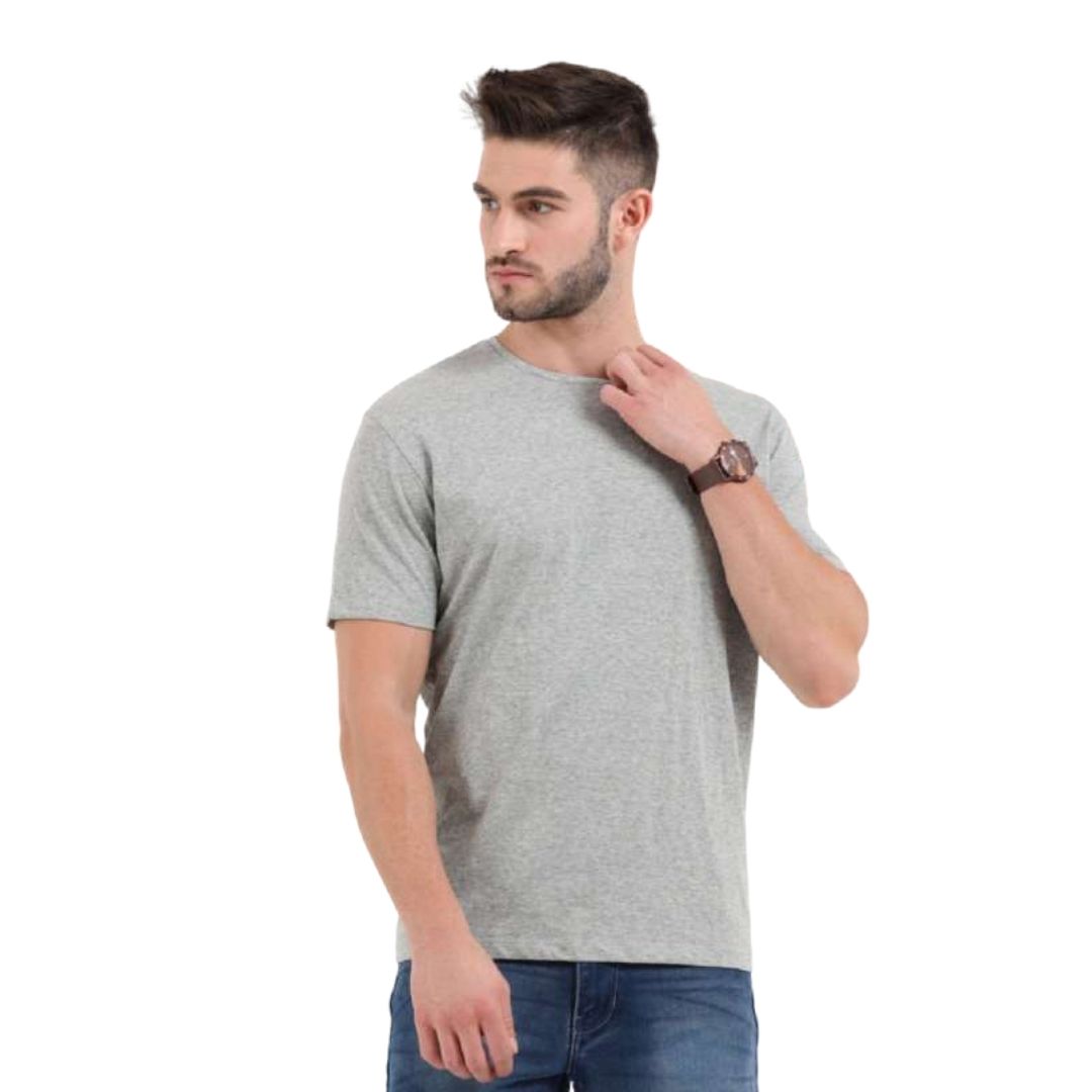 Rare Rabbit Grey Melange Round Neck T-Shirt - corporate gift by YuBingo