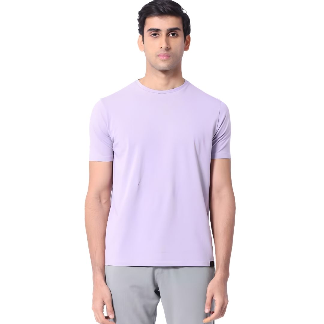 Rare Rabbit Signature Round Neck Unisex Tee - Lavender - corporate gift by YuBingo