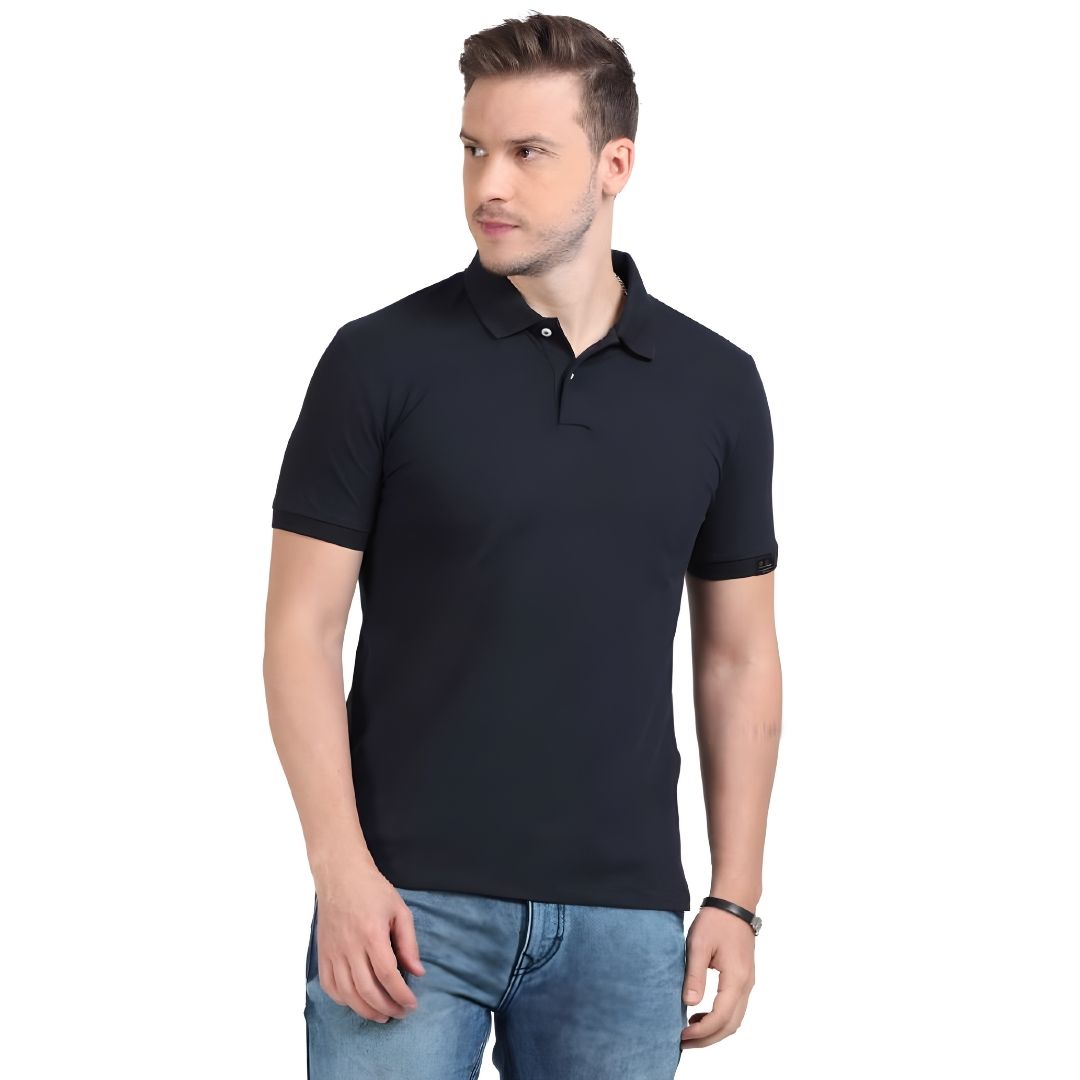 Rare Rabbit Premium Polo - Navy Blue - corporate gift by YuBingo