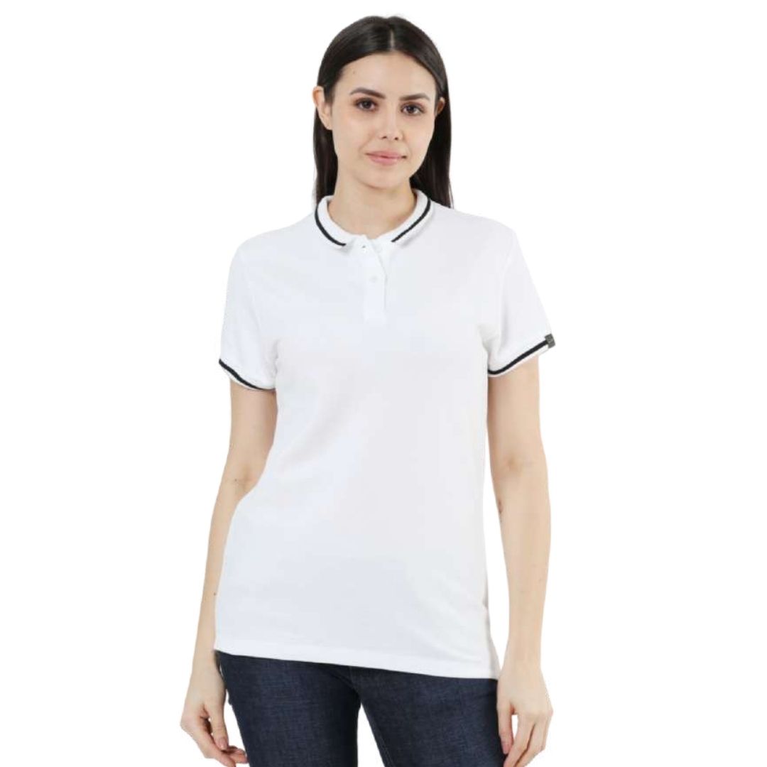 Rare Rabbit Women’s Polo Tee with Black Tipping - corporate gift by YuBingo