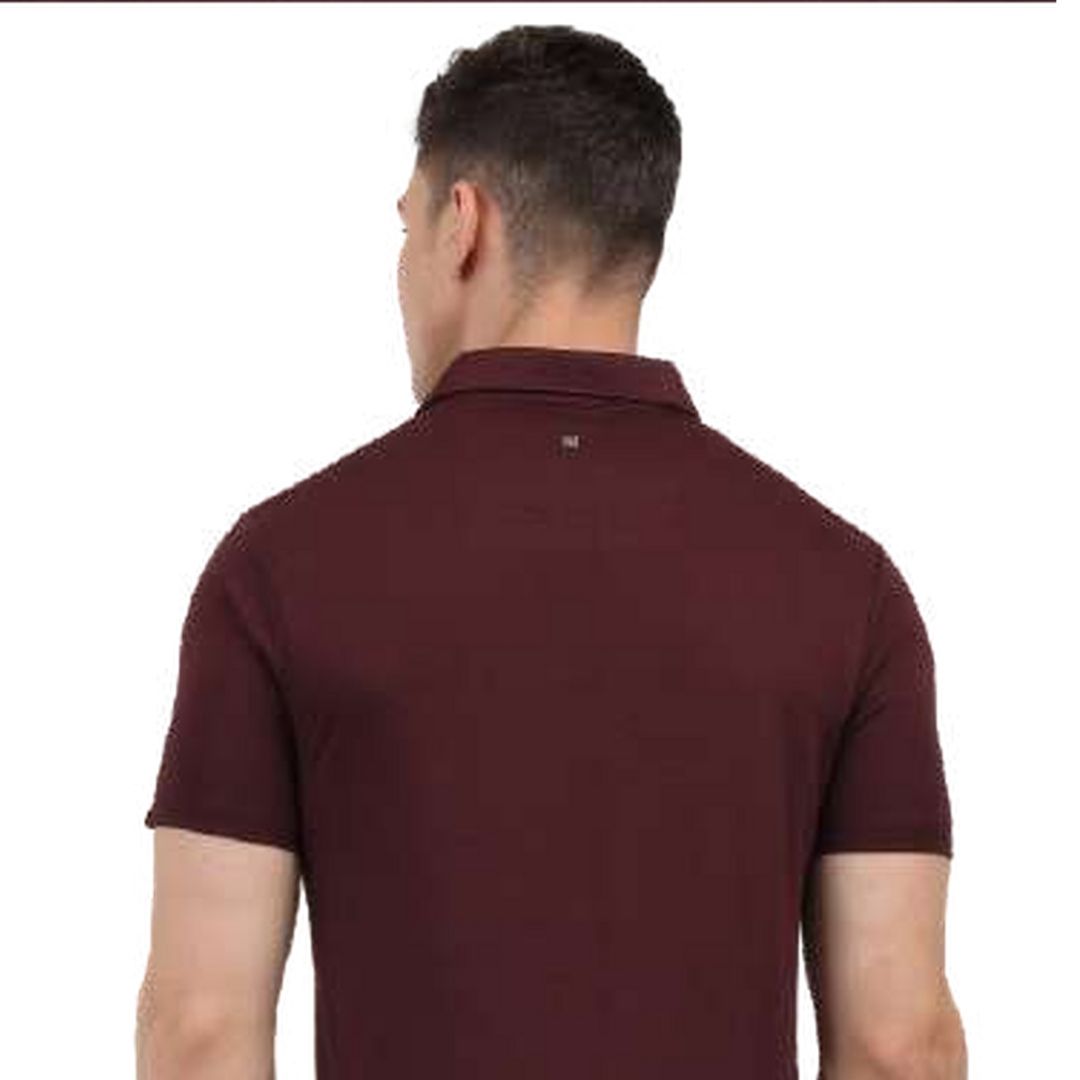Rare Rabbit Signature Polo - Maroon (Unisex) - corporate gift by YuBingo