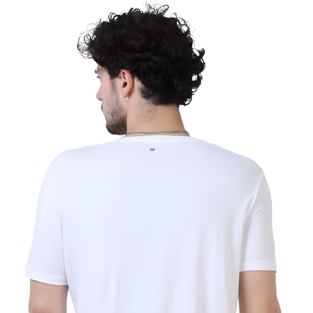 Rare Rabbit Signature Round Neck Unisex Tee - White - corporate gift by YuBingo