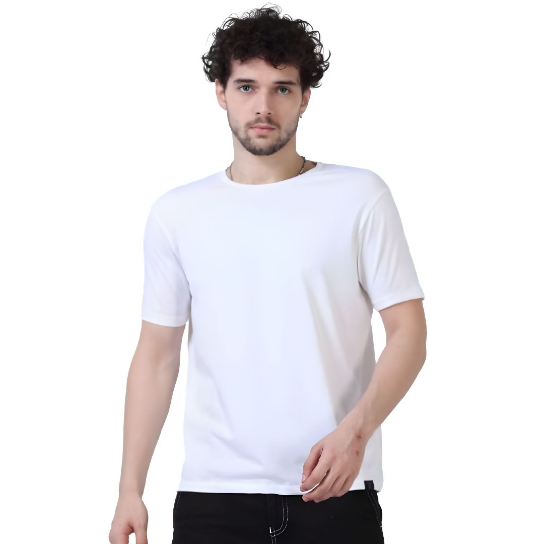 Rare Rabbit Signature Round Neck Unisex Tee - White - corporate gift by YuBingo