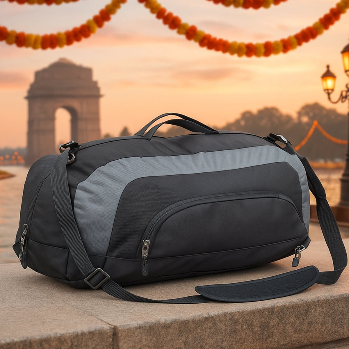 S22 - Multipurpose Sling Duffle Bag | Convertible to backpack | Dual tone finish | Separate laptop space - corporate gift by YuBingo