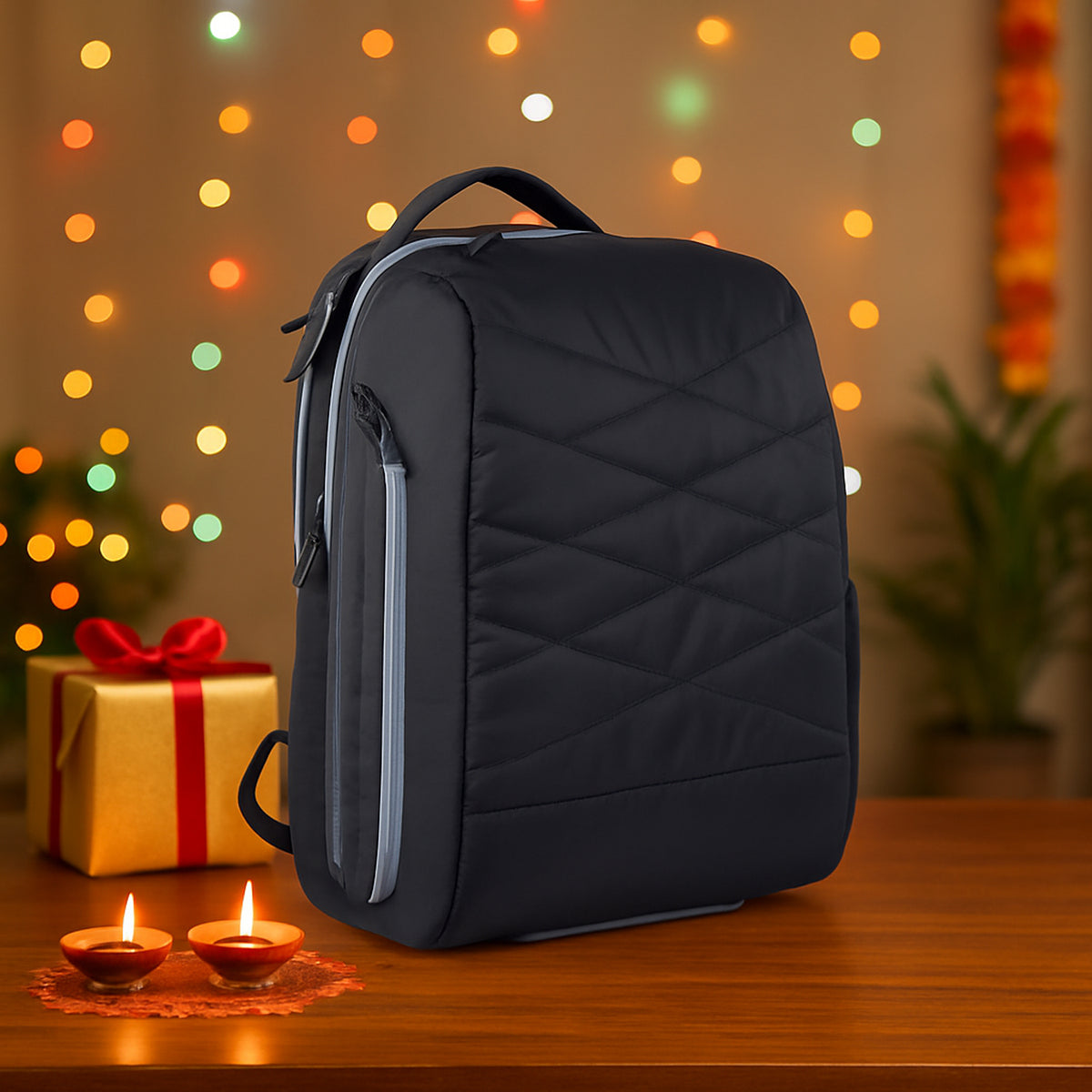 S38 - Criss Cross Multipurpose Backpack with Double Partition - corporate gift by YuBingo