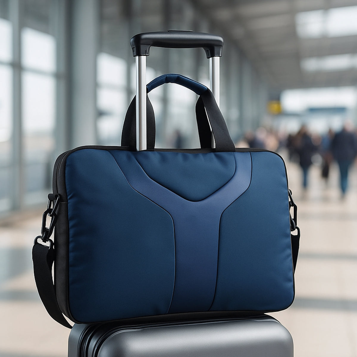 S43 - Y Style Laptop Bag with PU Highlight - corporate gift by YuBingo