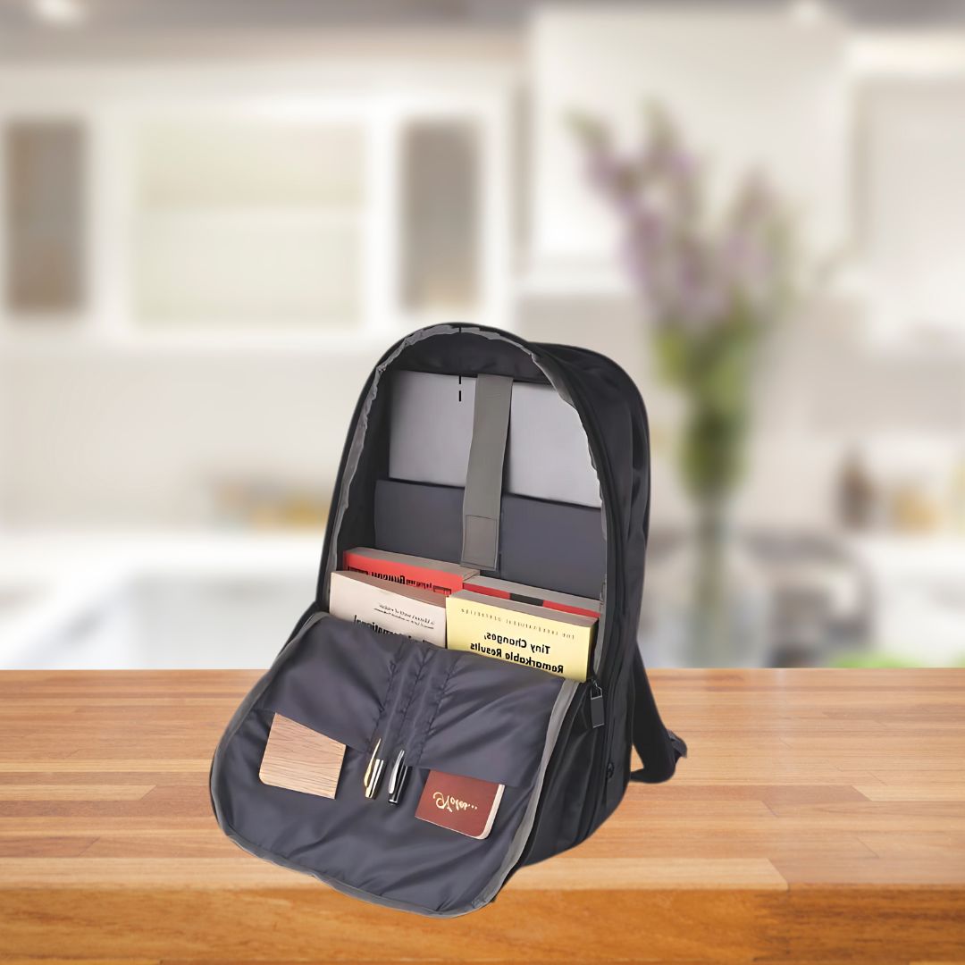 S45 - Puffer Expandable Laptop Backpack - corporate gift by YuBingo