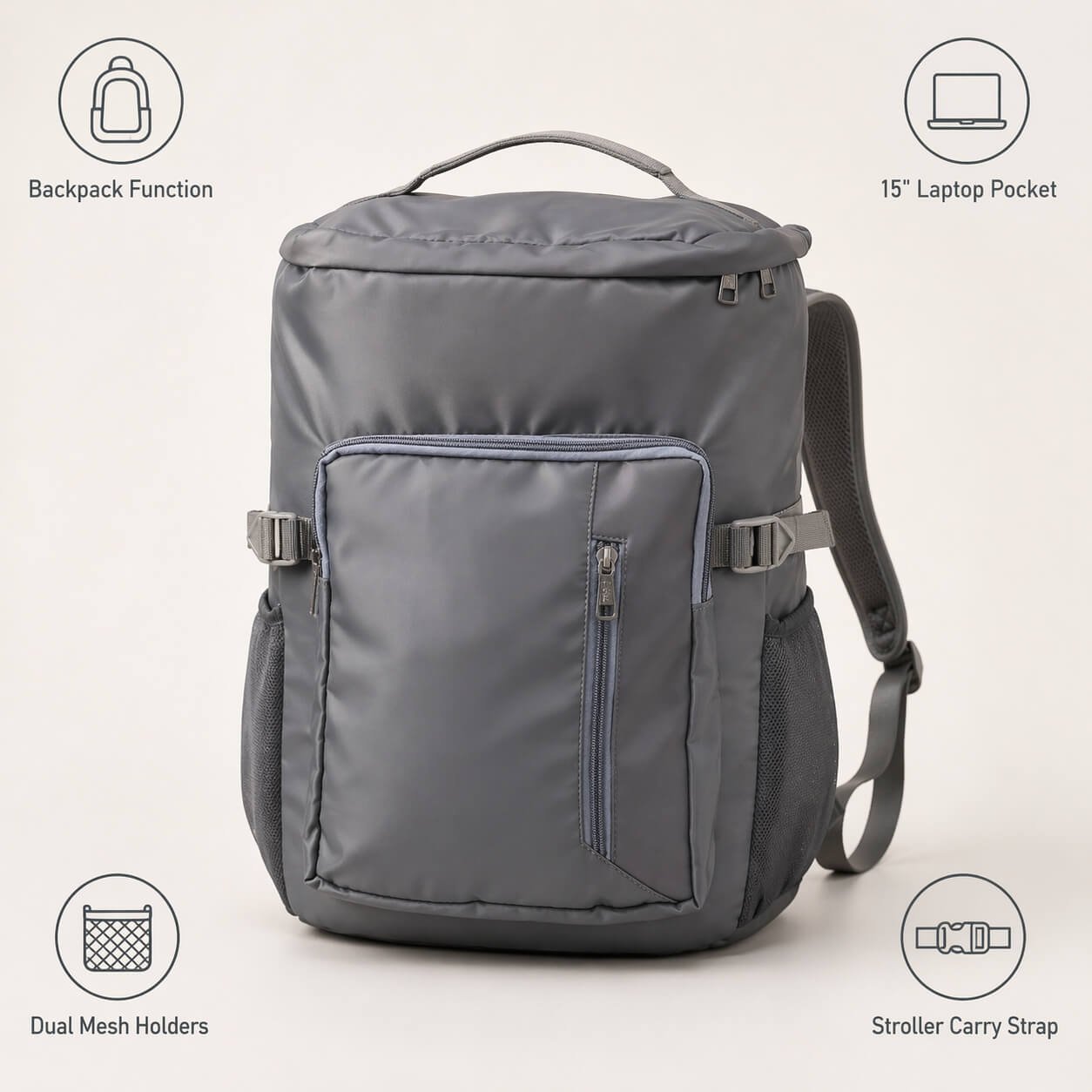 Weekender: Dual function Large Duffel Bag with Backpack function - Premium Corporate Gift | S71 - corporate gift by YuBingo