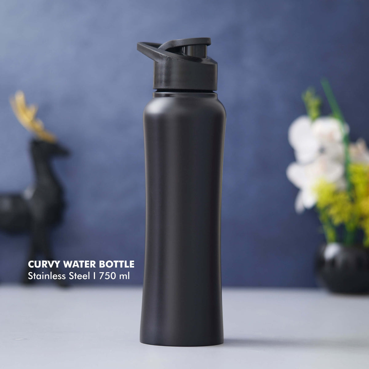 Customizable Black Stainless Steel Bottle - 750 ML - product image 3