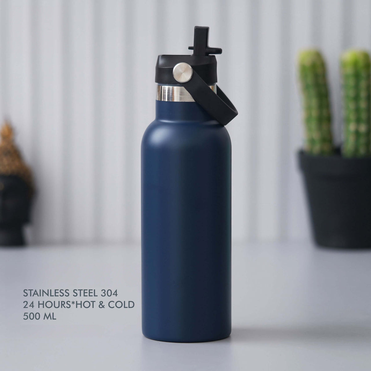 Blue Stainless Steel Bottle - 500 ML - product image 3