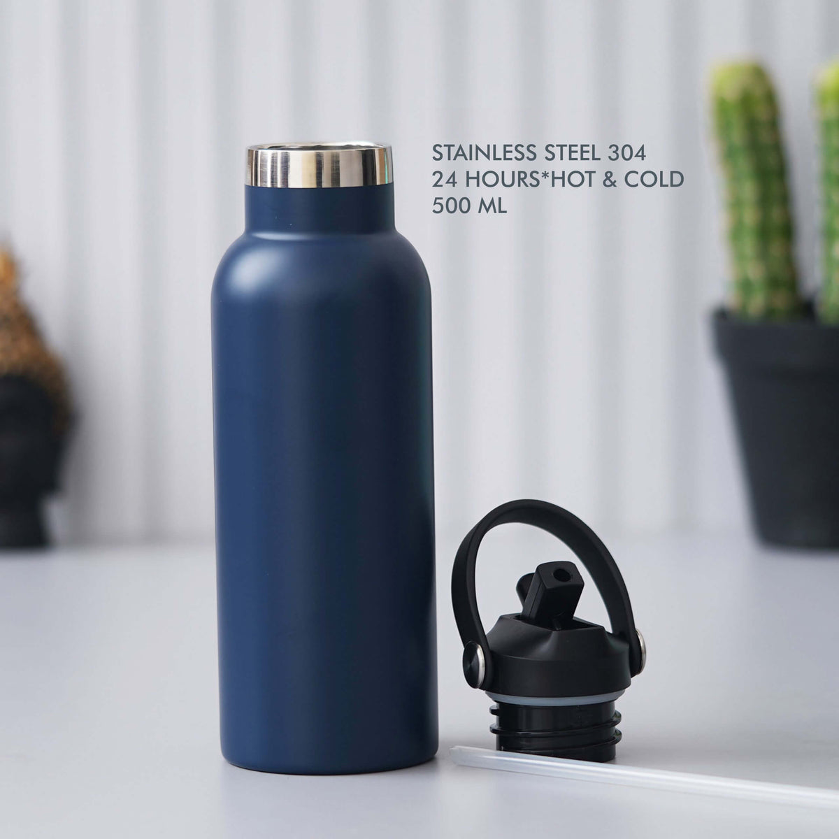 Blue Stainless Steel Bottle - 500 ML - product image 4