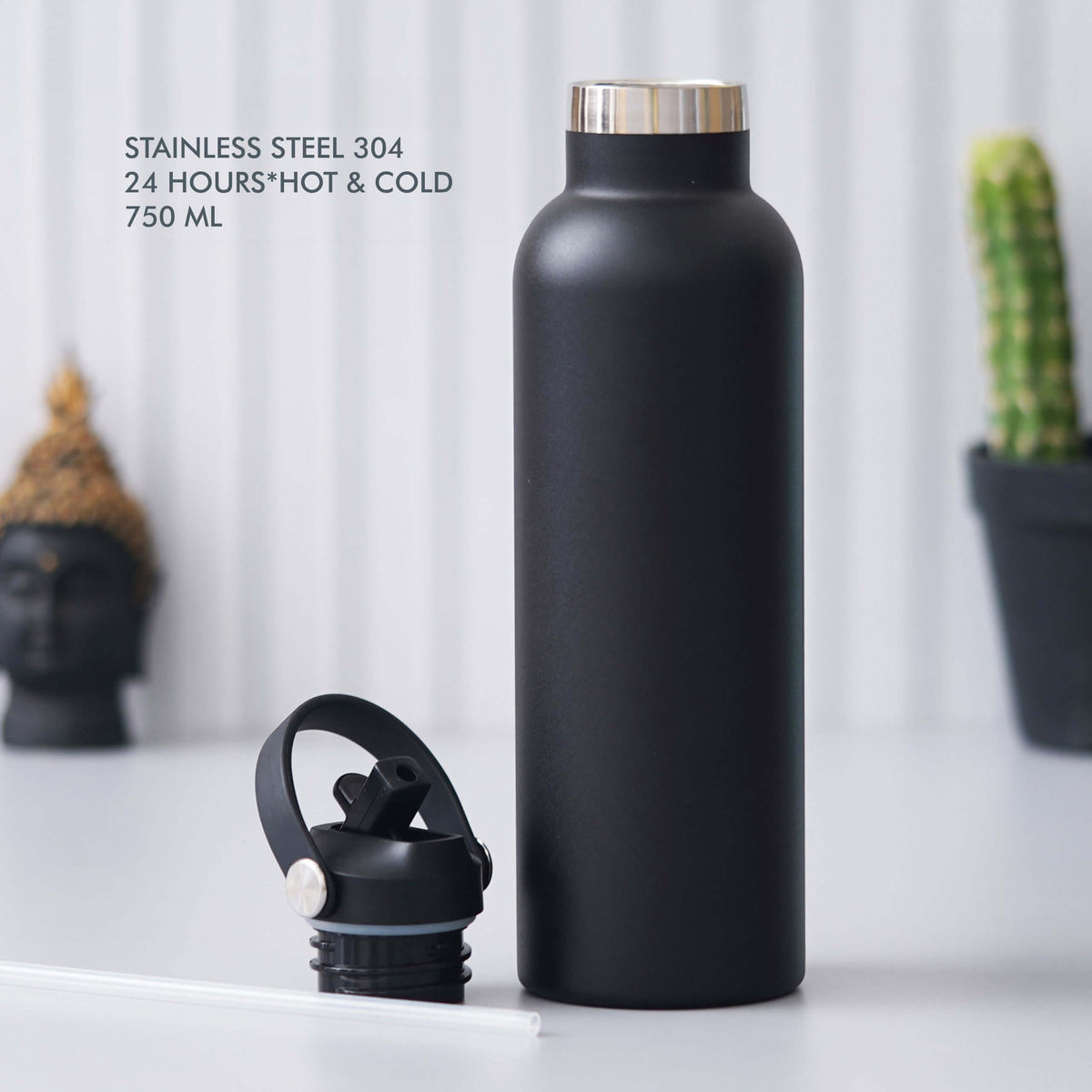 Black Stainless Steel Bottle - 750 ML - product image 4