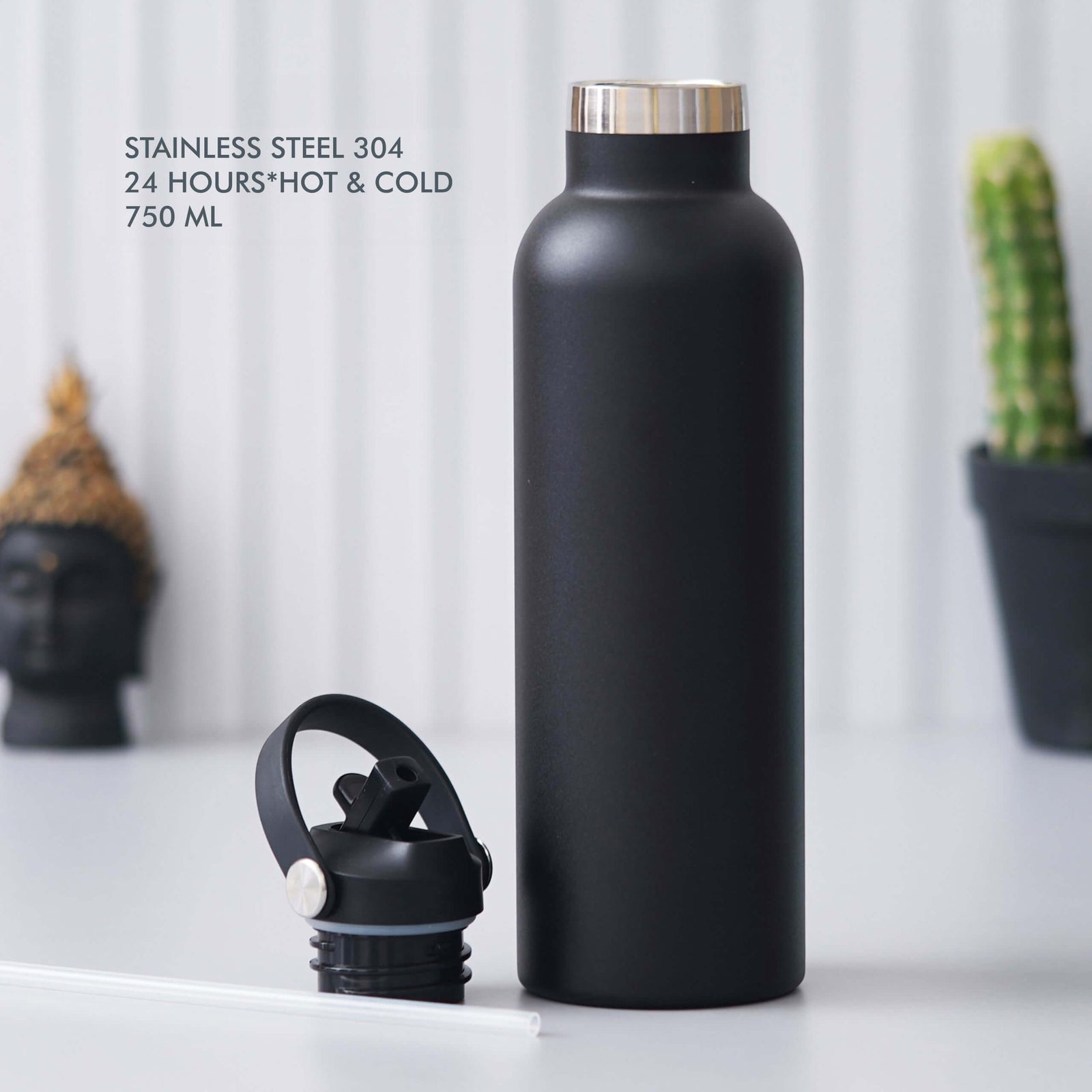 Black Stainless Steel Bottle - 750 ML - product image 4