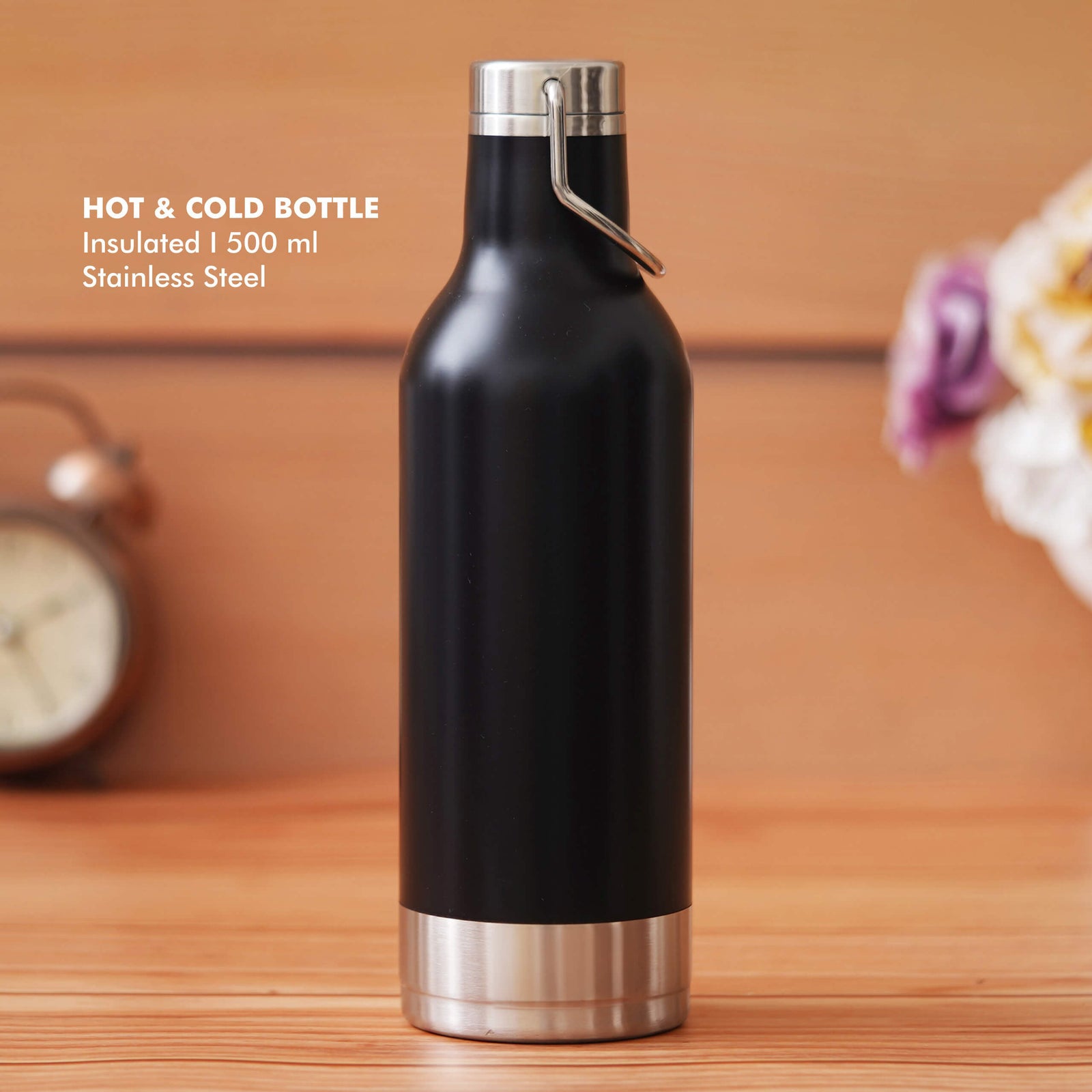 Black Stainless Steel Bottle - 500 ML - product image 3