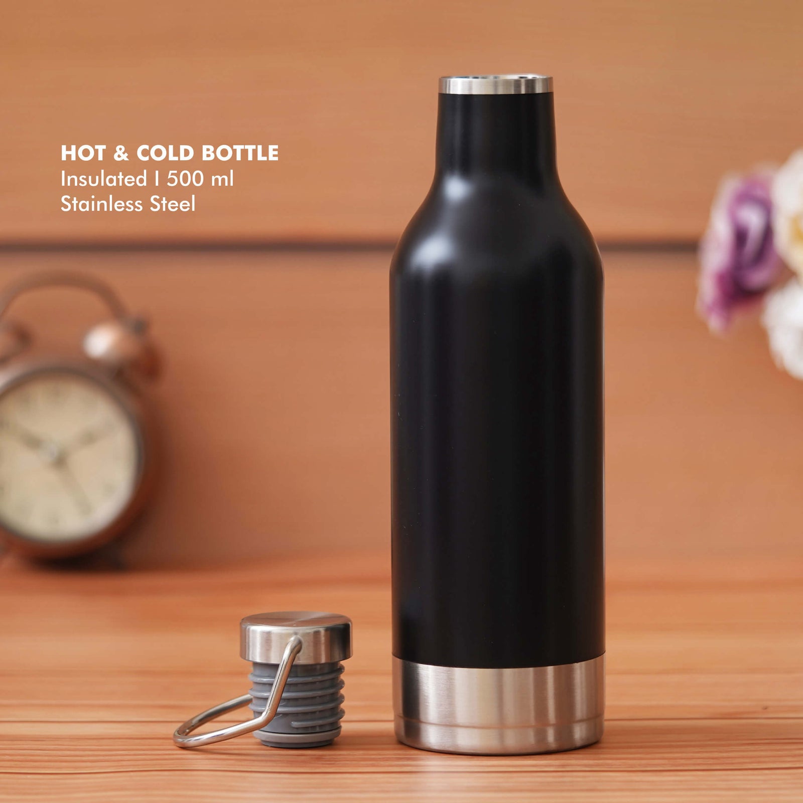 Black Stainless Steel Bottle - 500 ML - product image 4