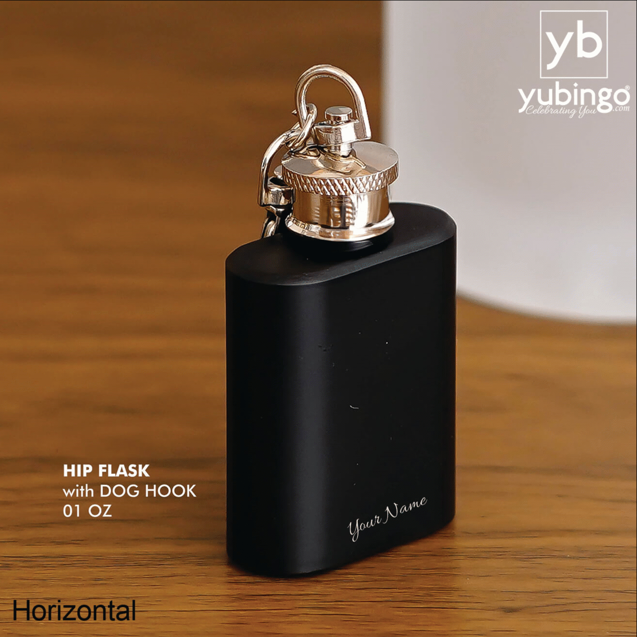 Dog Hook Hip Flask - 30 ML - corporate gift by YuBingo