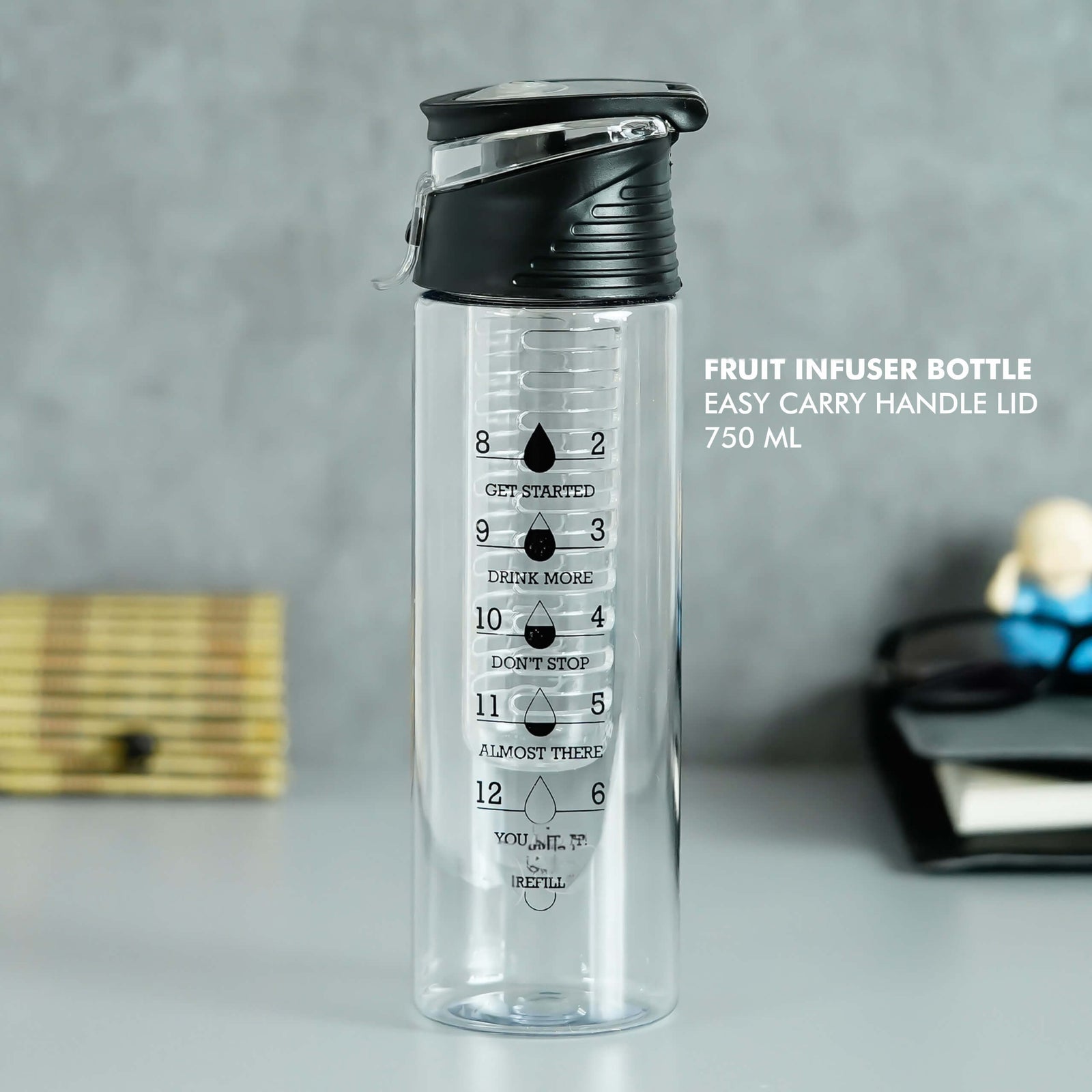 Personalized Fruit Infuser Plastic Bottle - Stay Motivated - corporate gift by YuBingo