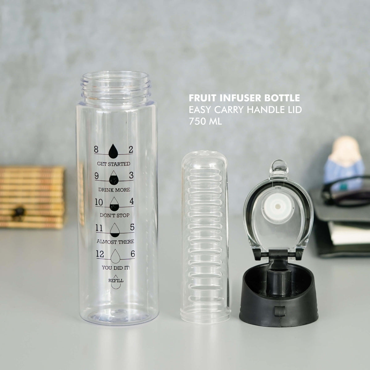 Personalized Fruit Infuser Plastic Bottle - Stay Motivated - product image 4