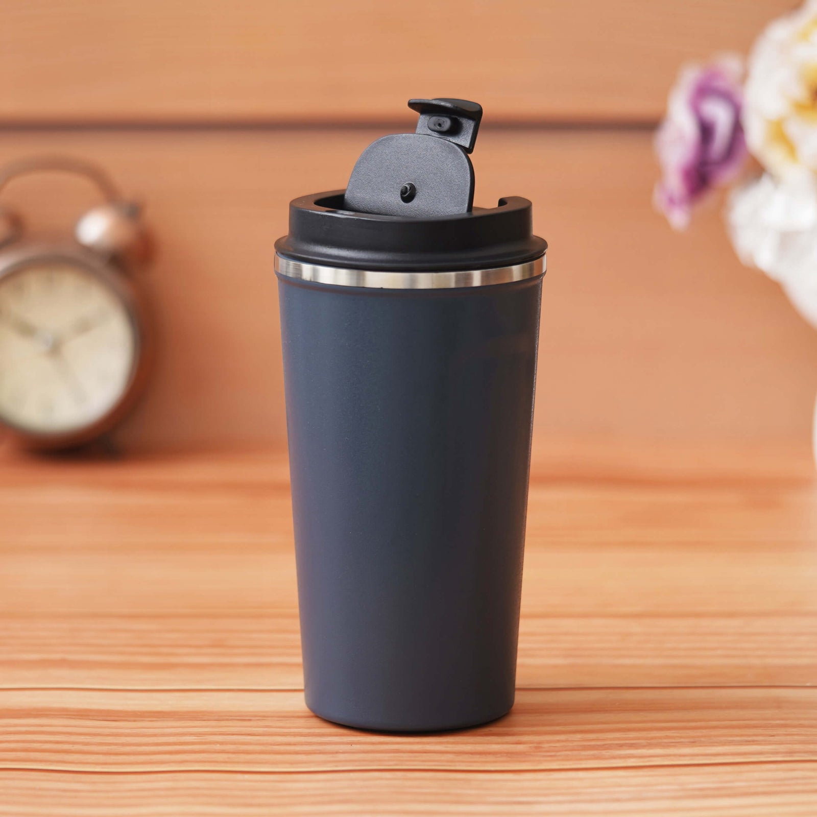 Customizable Blue Stainless Steel Travel Mug - Perfect for Your Daily Commute - product image 3