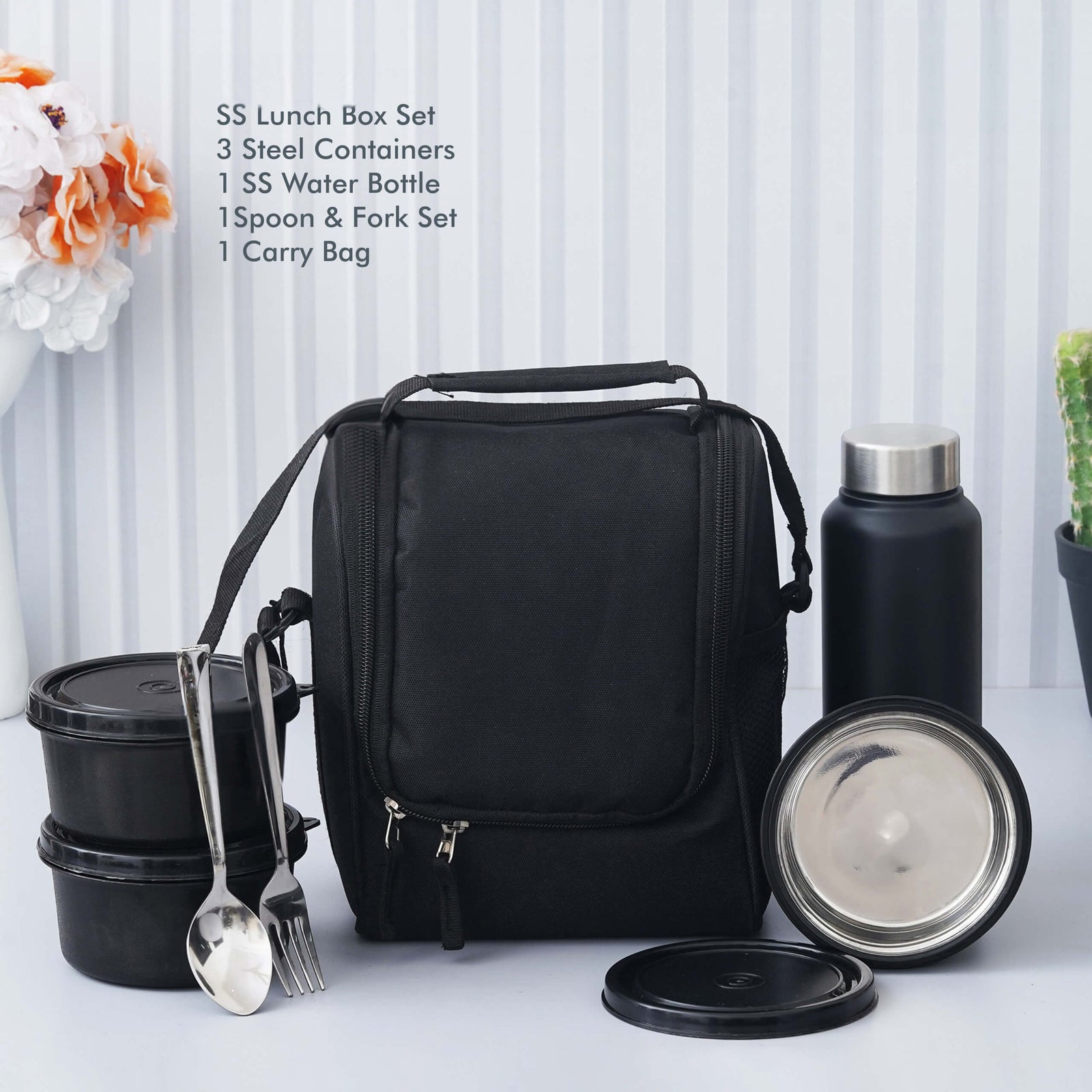 Stainless Steel Lunch Box Set - Stay Nourished Anywhere - corporate gift by YuBingo