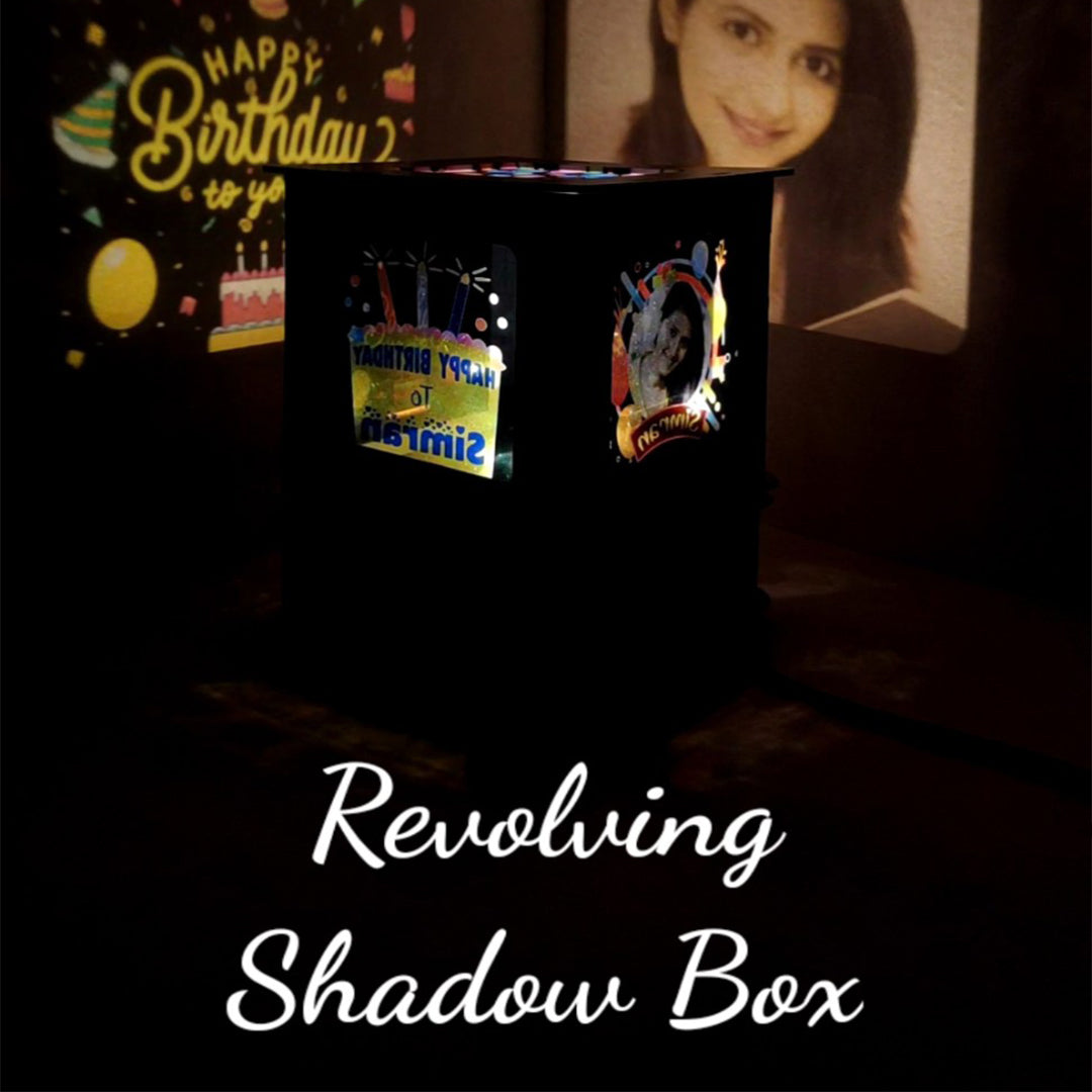 Revolving Shadow Box - corporate gift by YuBingo