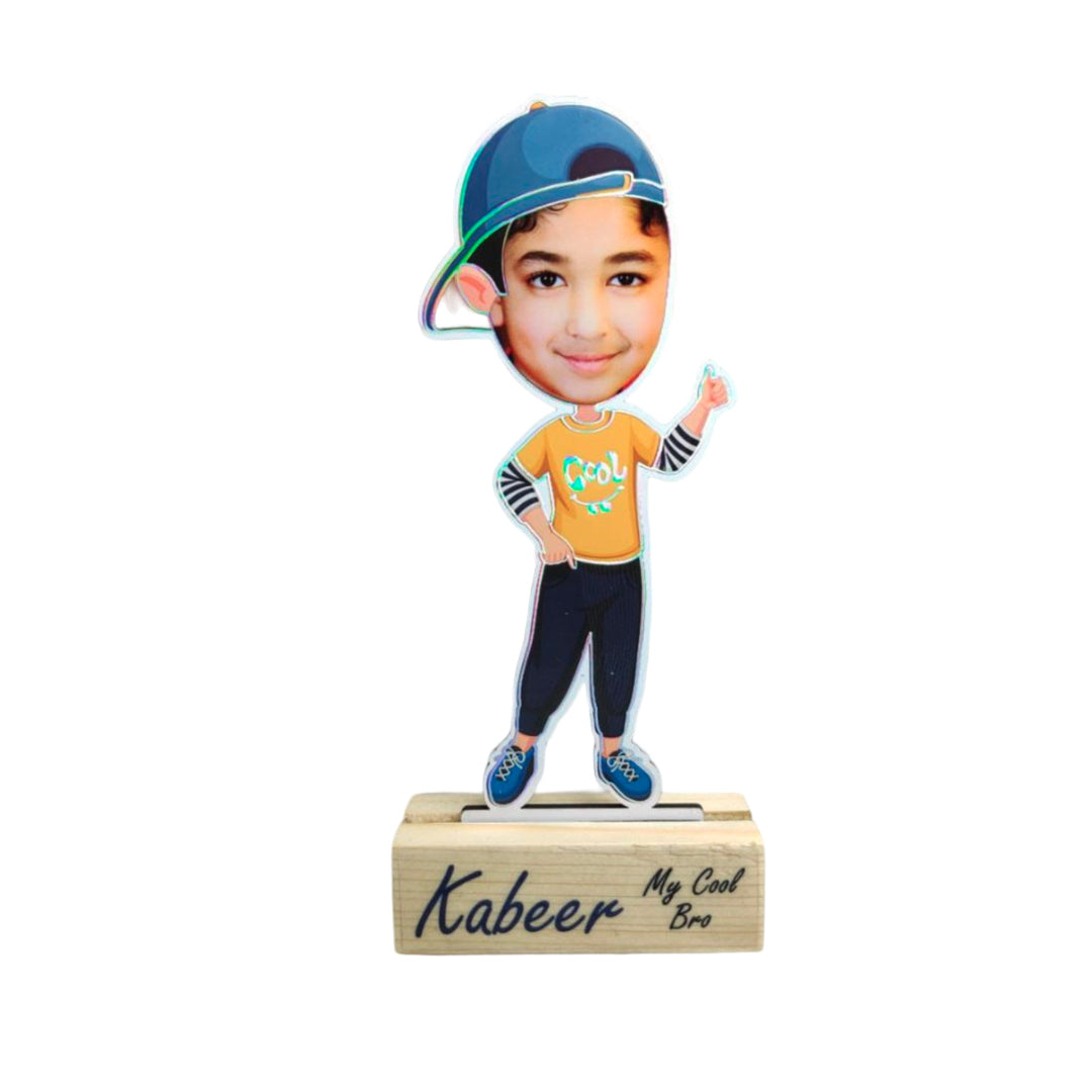 Caricature - Cool Boy - corporate gift by YuBingo