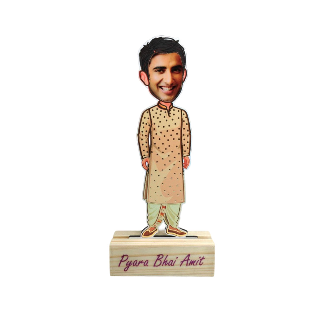 Caricature - Desi Boy - corporate gift by YuBingo