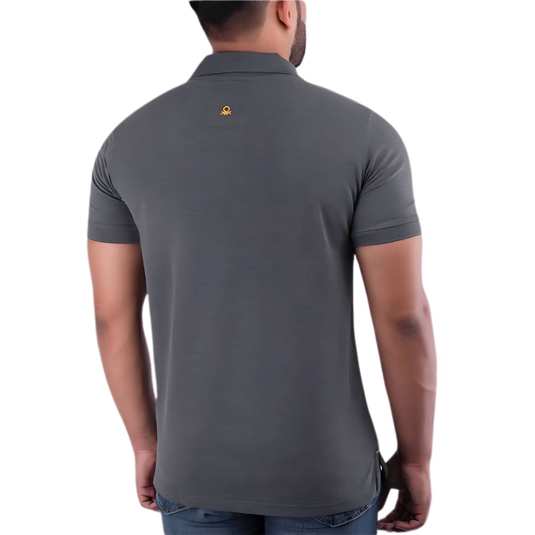 UCB Polo T-Shirt - Charcoal Grey - corporate gift by YuBingo