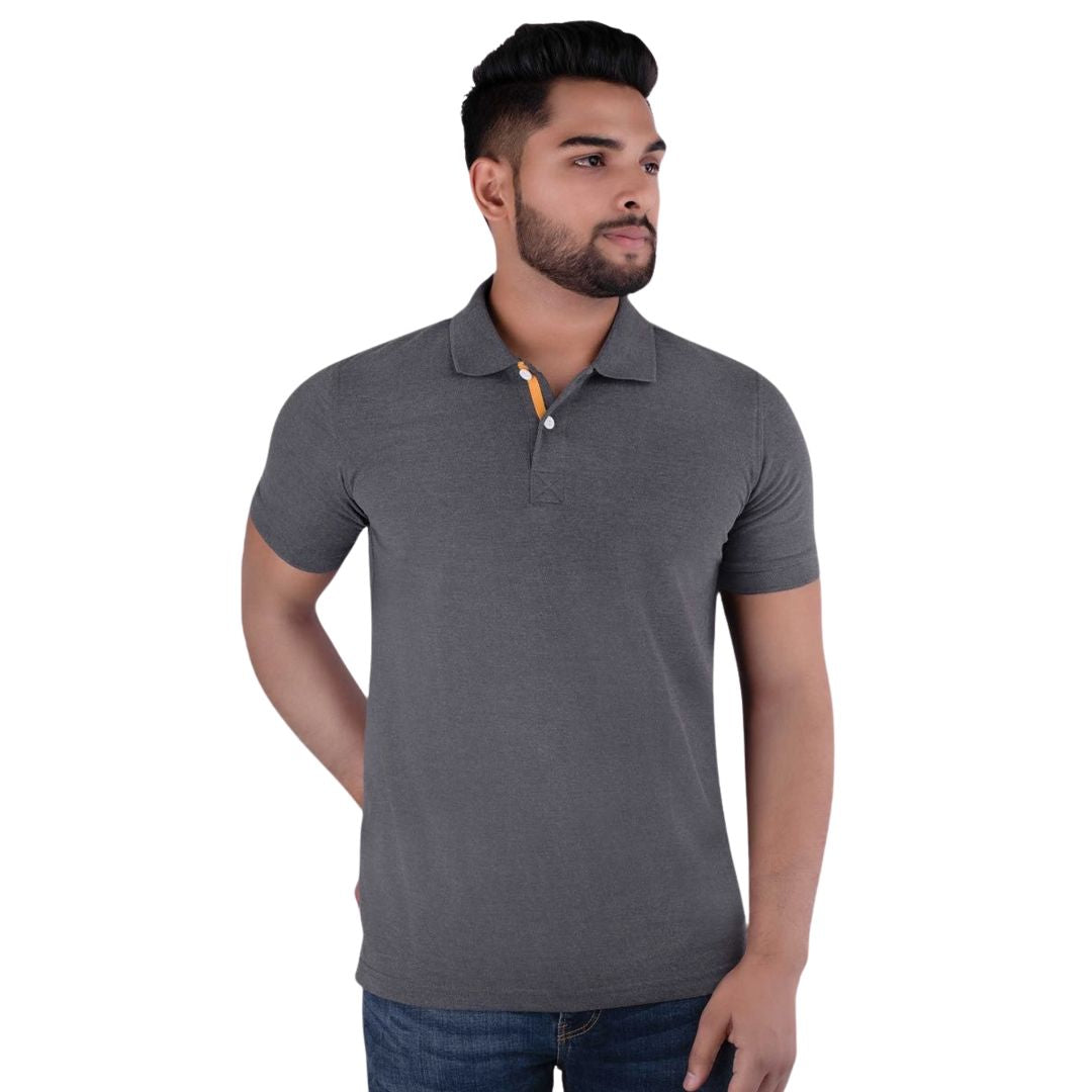 UCB Polo T-Shirt - Charcoal Grey - corporate gift by YuBingo