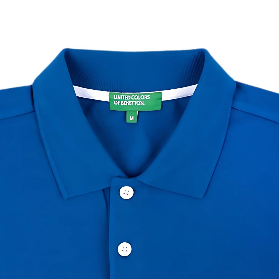 Benetton UCB Polo T-Shirt - Royal Blue (Men) - product image 3