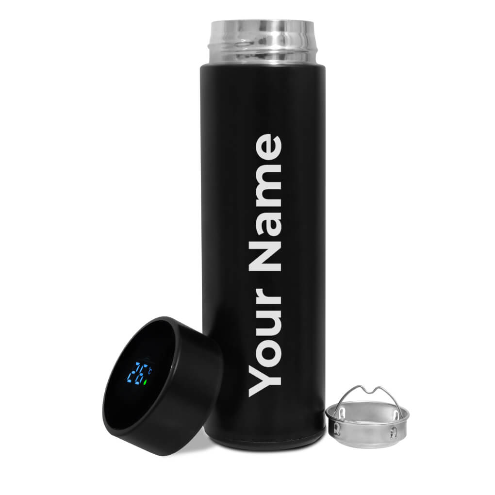 Customised Temperature Bottle with Name - corporate gift by YuBingo
