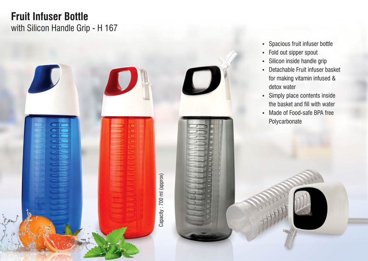 Infuse Your Water with Delicious Fruits and Detoxifying Herbs with Fruit Infuser Bottle - corporate gift by YuBingo