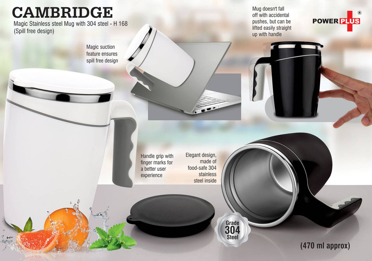 Cambridge Magic Stainless Steel Mug with 304 Steel Spill Free Design - product image 2