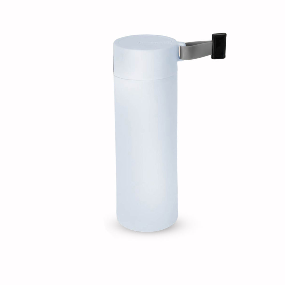Fashion Glass Bottle with Plastic Outer Body - Light Blue, 450ml - corporate gift by YuBingo