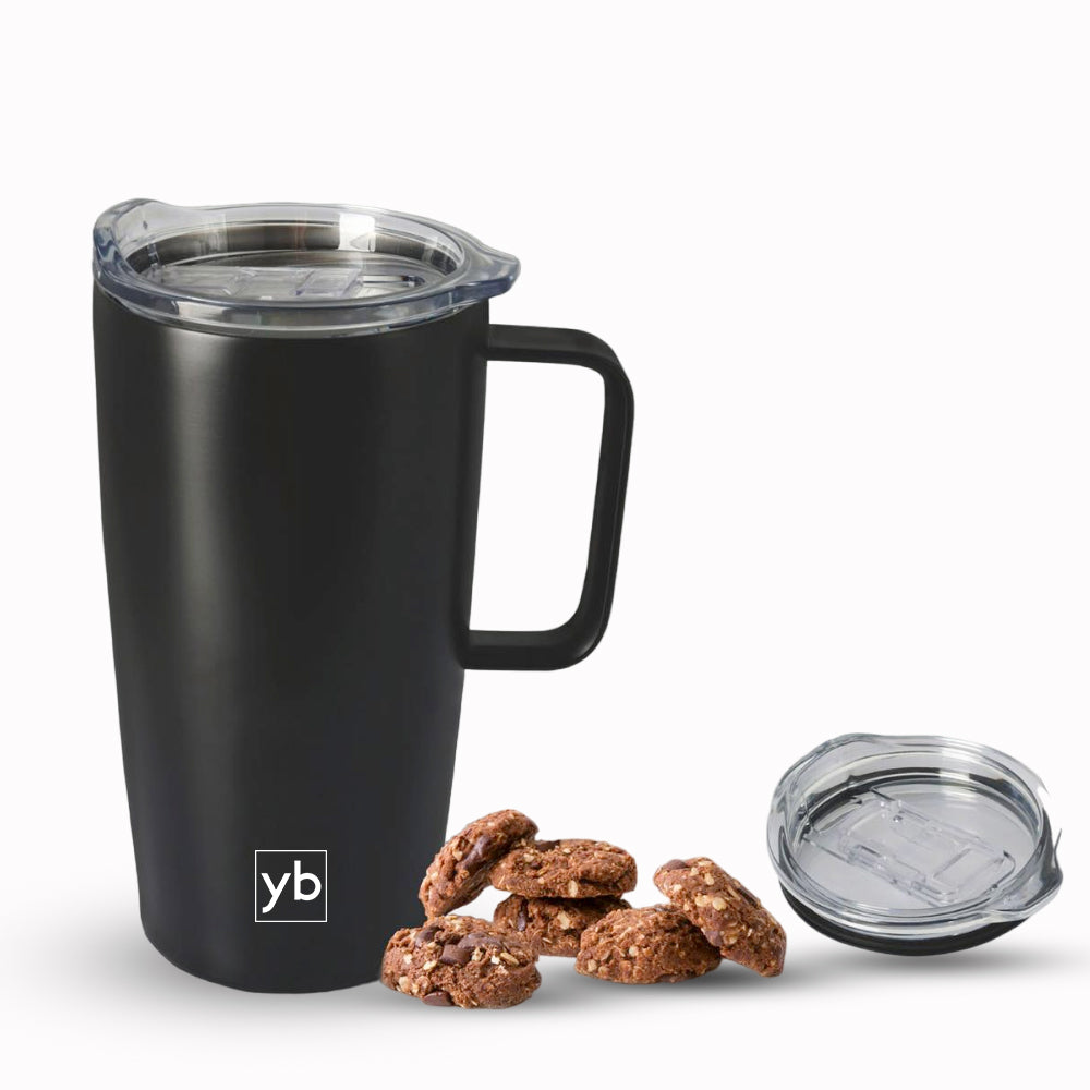 Royal Stainless Steel Vacuum Mug - 500ml Capacity (Black) - corporate gift by YuBingo