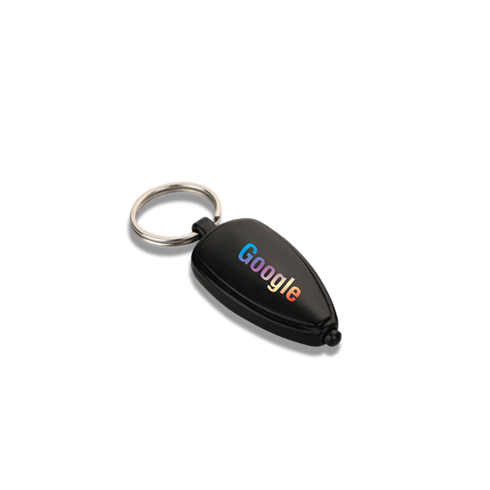 Logo Highlight Keychain with White Backlight - corporate gift by YuBingo