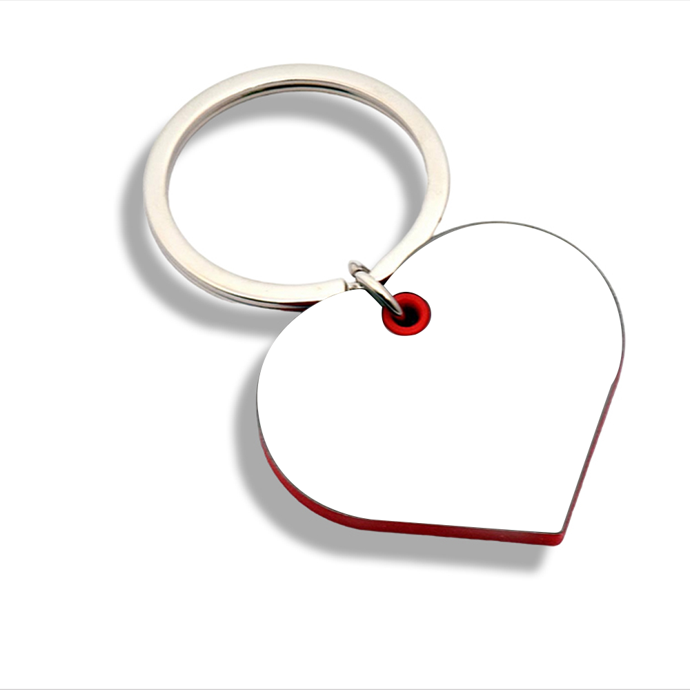 Heart Shape Keychain with Red Highlights: Show Your Love in Style - product image 3