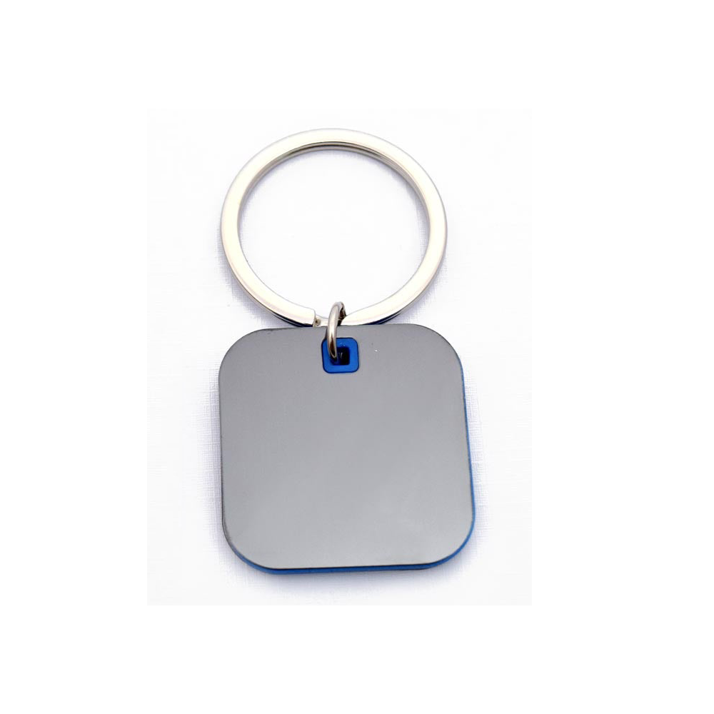 Droplet Shape Keychain with Highlights - corporate gift by YuBingo