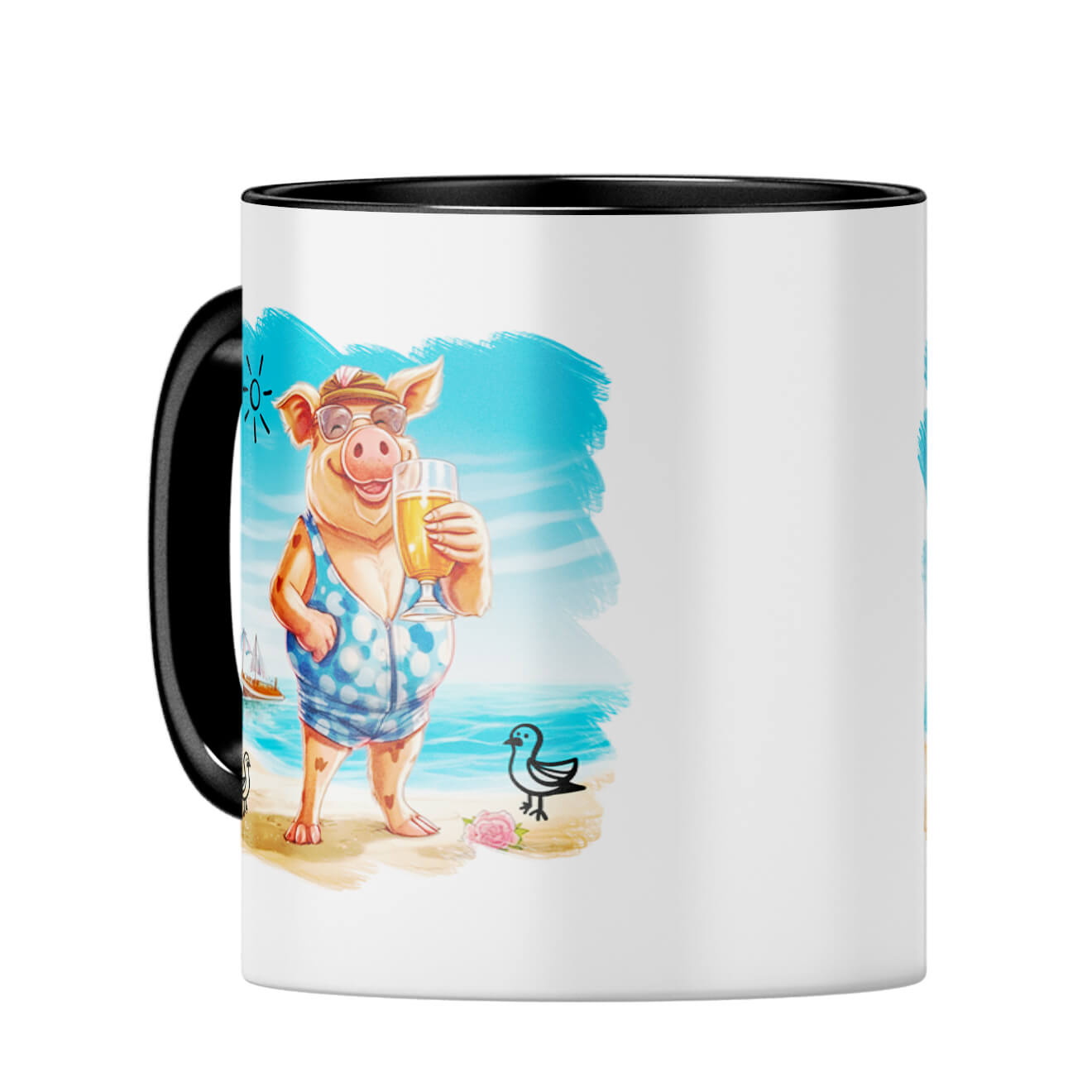 Beach Smart Coffee Mug - corporate gift by YuBingo