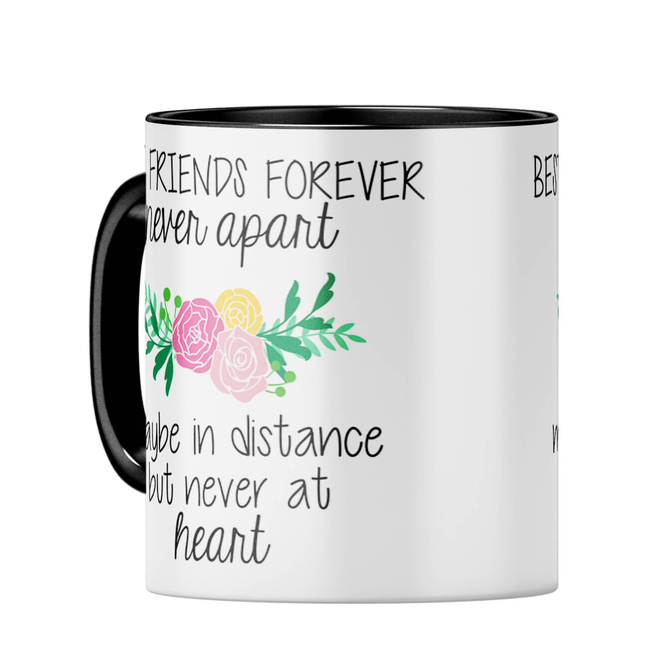BFF Never Apart Coffee Mug - corporate gift by YuBingo