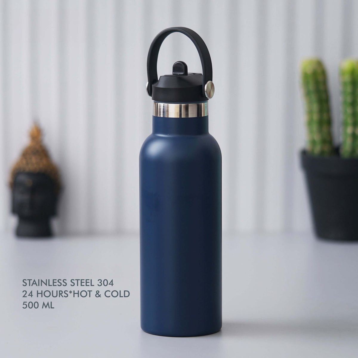 Blue Stainless Steel Bottle - 500 ML - product image 2