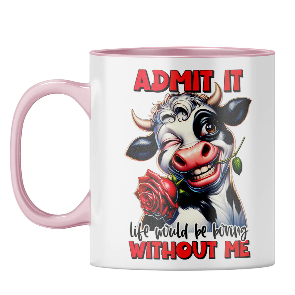 Boring Without Me Coffee Mug - corporate gift by YuBingo
