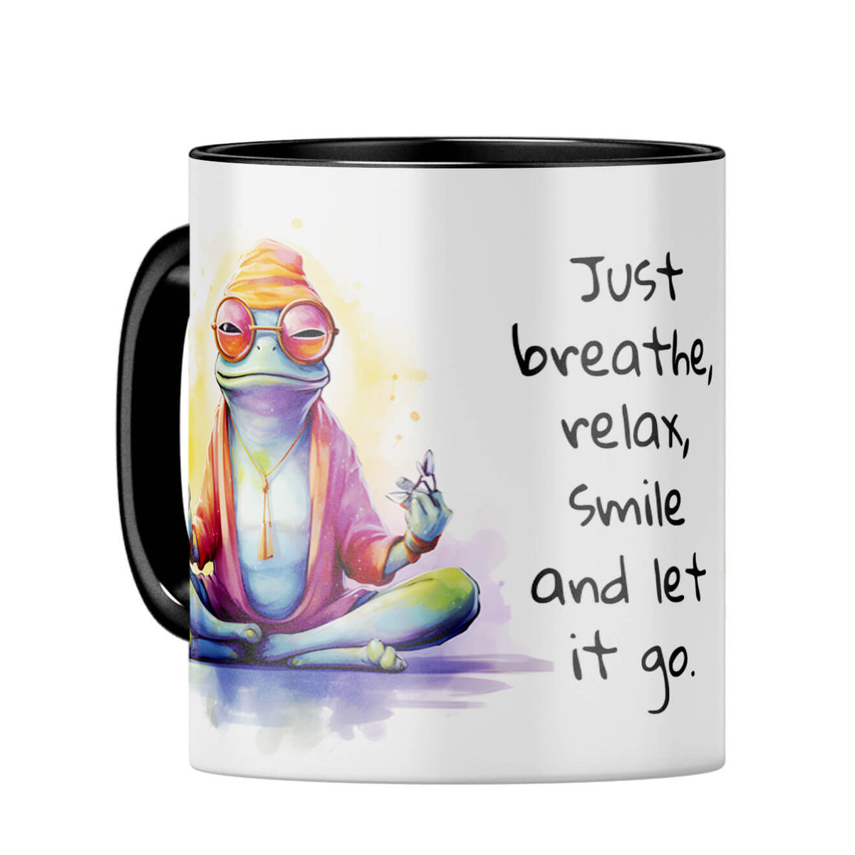 Breathe Smile and Let Go Coffee Mug - product image 2