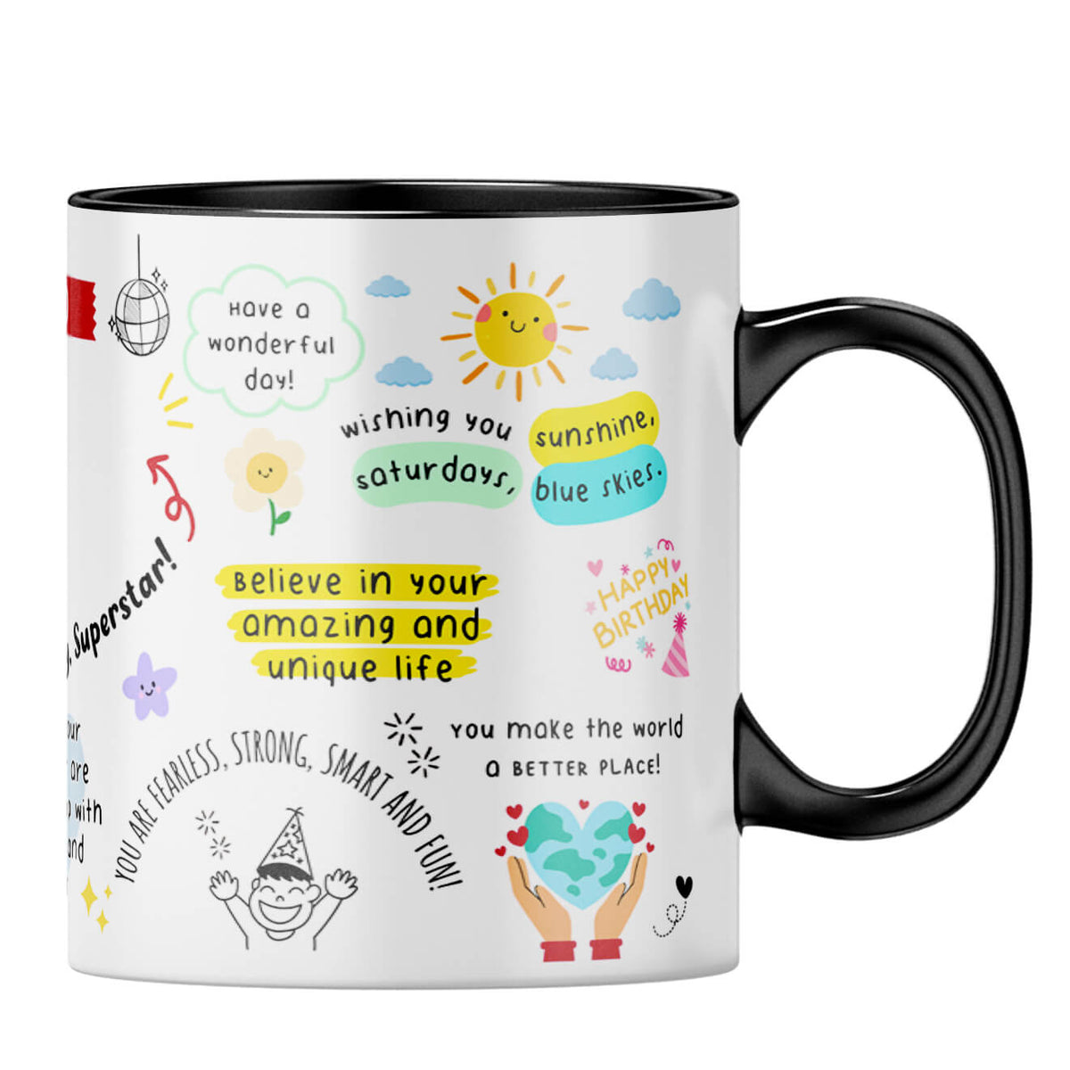 Customised Happy Birthday Superstar Coffee Mug - product image 3