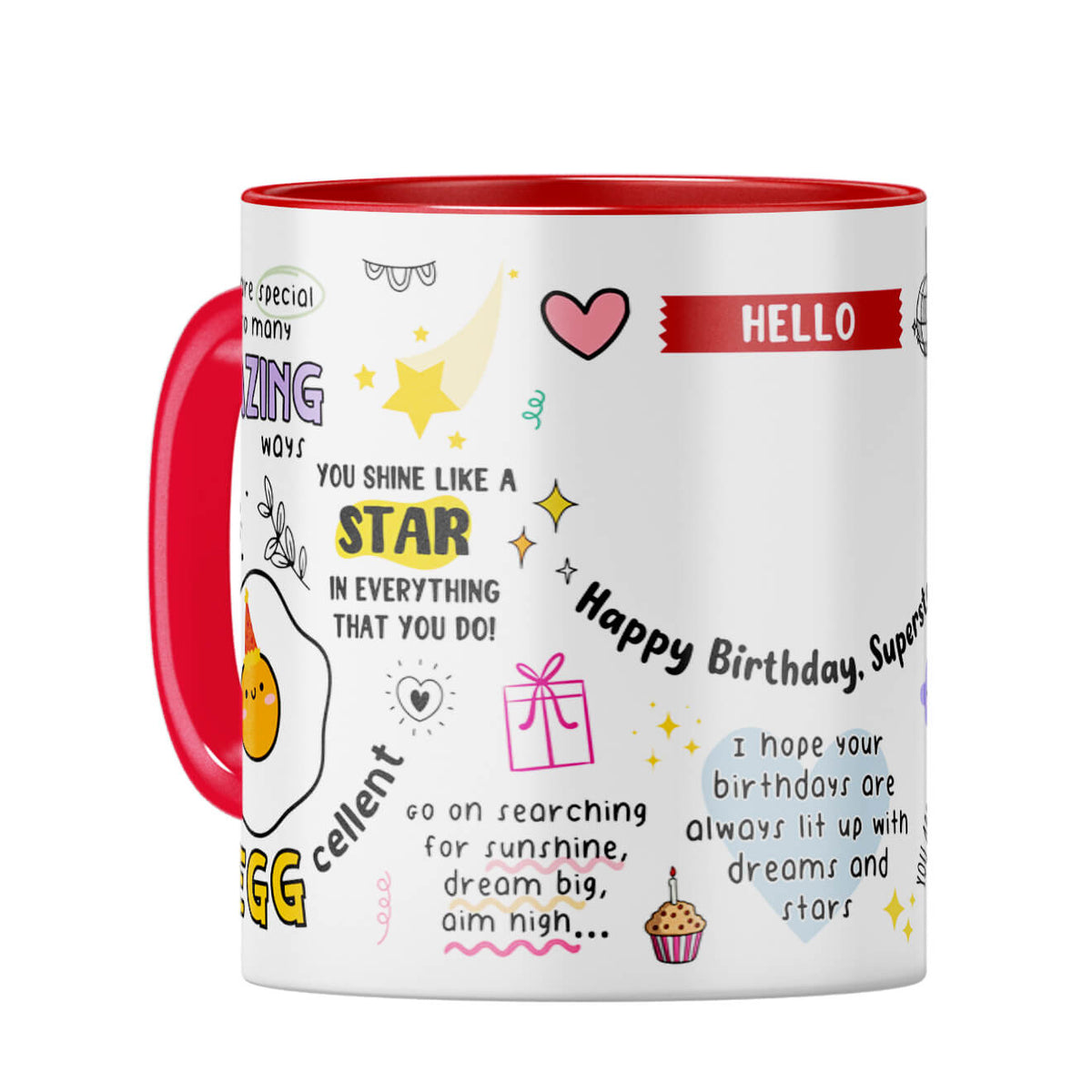 Customised Happy Birthday Superstar Coffee Mug - product image 4